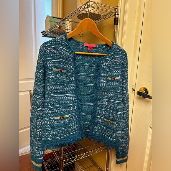LILLY PULITZER “Beckington Cardigan” size Small - Picture 6 of 8